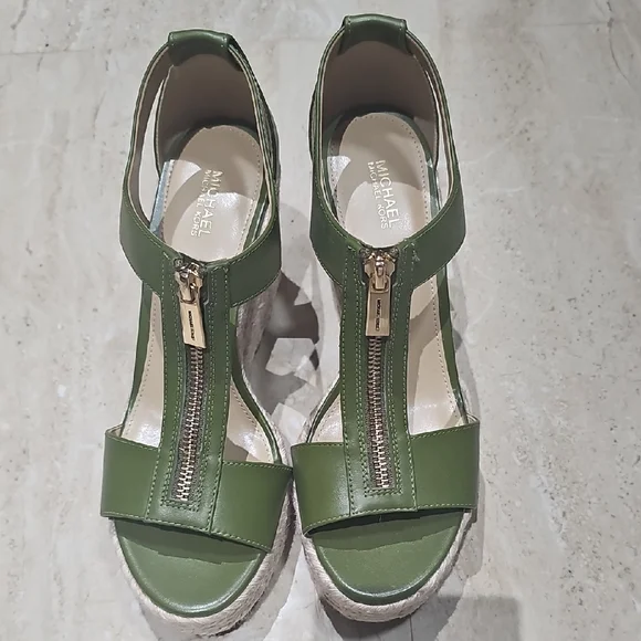 Michael Kors Shoes Michael Kors Olive Green Sandals With